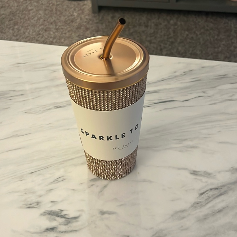 Ted Baker Rhinestone Drink Cup